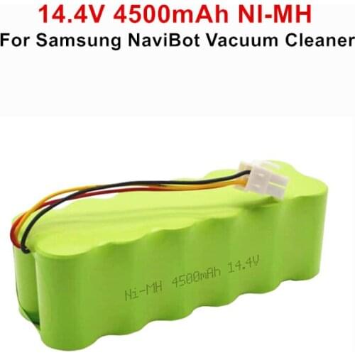 Vacuum Cleaner Rechargeable Battery for Samsung NaviBot SR8840 SR8845 SR8855 SR8895 VCR8845 VCR8895 14.4V 4500mAh NI-MH Batteria