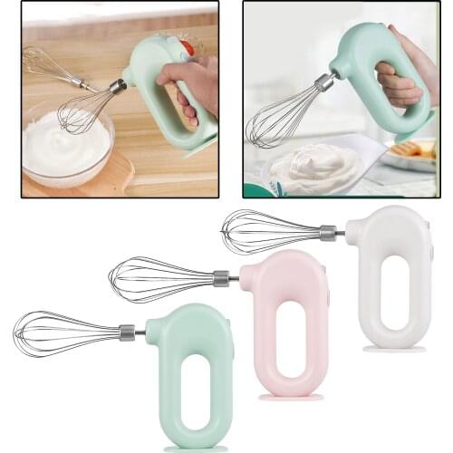 Portable Wireless Electric Hand Mixer for Kitchen 4 Egg Beater Foamer