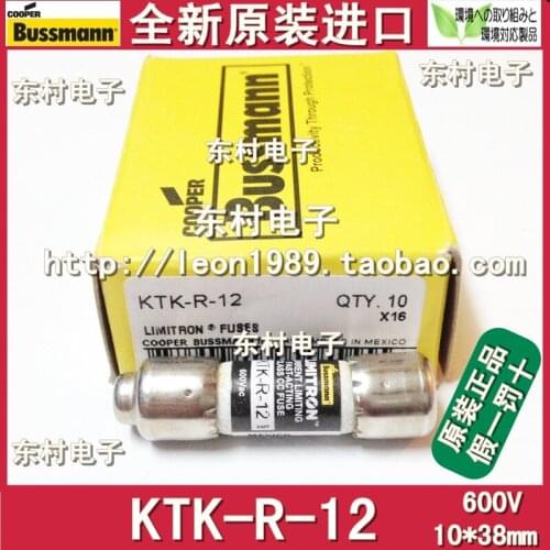 Bussmann fuse Limitron Class CC Fuse KTK-R-12 12A 600V