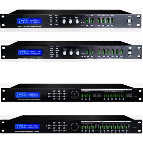 2 in 6 out professional audio system karaoke digital effect audio processor