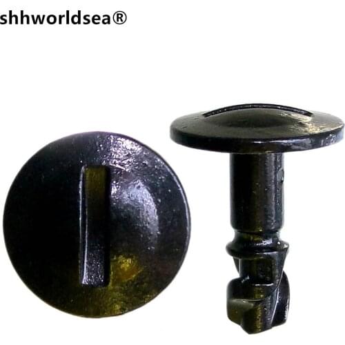 Shhworldsea 100PCS auto metal clip Quick lock screw plug, bottom guard plate buckle of chassis for vw