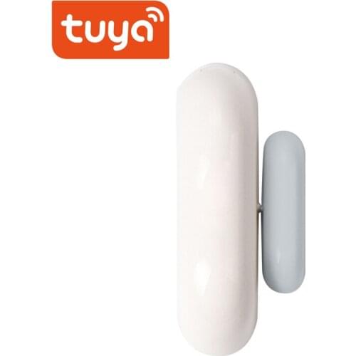 Smart WiFi Door Window Contact Sensor Tuya App Notification Alerts Battery Operated Work with IFTTT Alexa Google