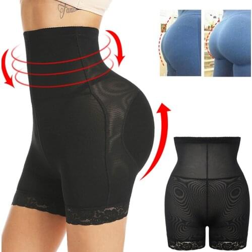 Hip Booty Enhancer High Waist Padded Butt Lifter Tummy Control Panties Briefs Shapewear With Pad Shorts Body Shaper Underwear