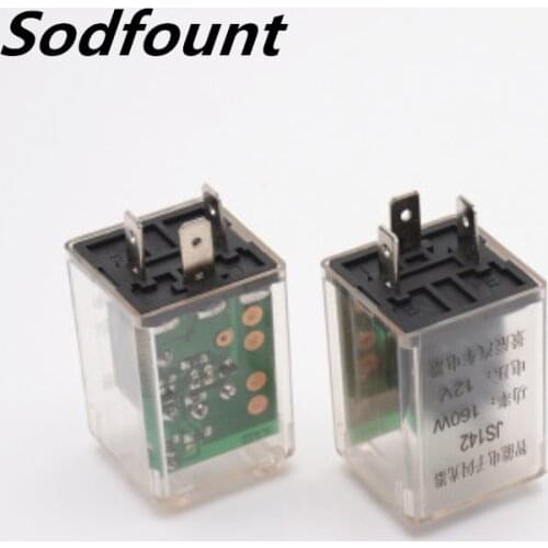 1PCS 12v 24v 3PIN 160w Car universal three-plug smart electronic flasher turn signal flasher Auto