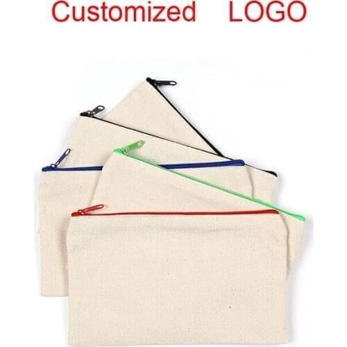 10pcs Custom bag print logo Cosmetic Bag women bag Beauty Makeup Pouch coin bag Storage Toiletry Bag christmas gift bag