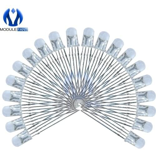 20Pcs Multicolor 4pin 5mm RGB Led Diode Light Lamp Tricolor Round Common Anode LED 5 mm Light Emitting Diode RED GREEN BLUE