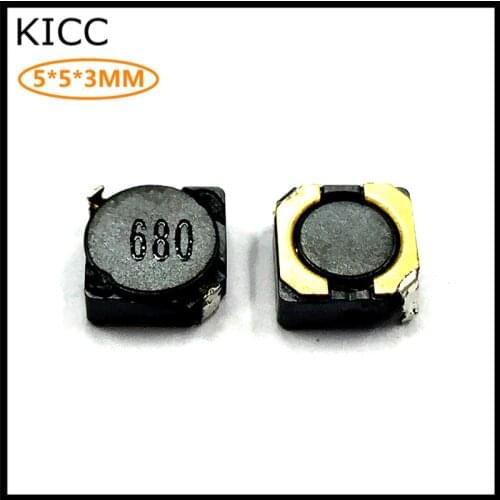 4D28 68UH 680M 680 inductor 5*5*3 Chip Power Shielding inductance 10Pcs