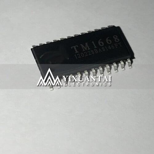 50pcs/lot 500pcs/lot 1000pcs/lot Free shipping 100% original TM1668 1668 SOP24