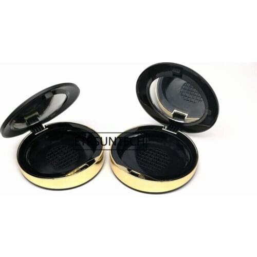 50pcs Plastic Empty Eyeshadow Case Blusher Case Round Powder Cosmetic Compact Container Empty Beauty Packing Box F3756