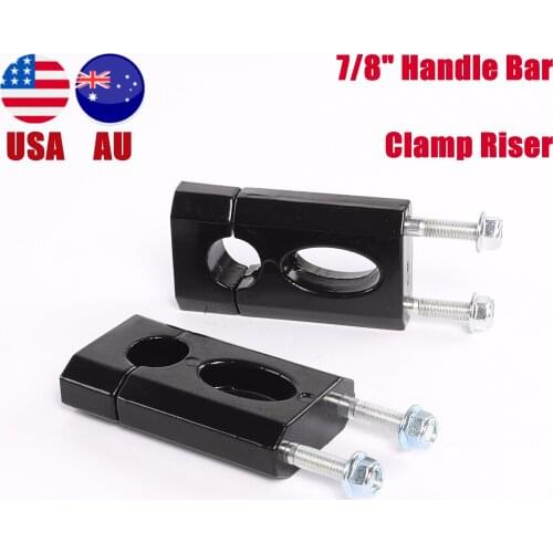 7/8" Handle Bar ClampS Risers For SSR CRF50 KLX COOLSTER TAOTAO Dirt Pit Pro Bike