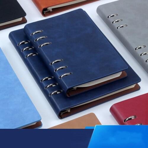A6/A5/B5 Spiral Notebook Personal Travel Diary Weekly Business Binder Note Book 6 Rings Planner Organizer Stationery Sketchbook