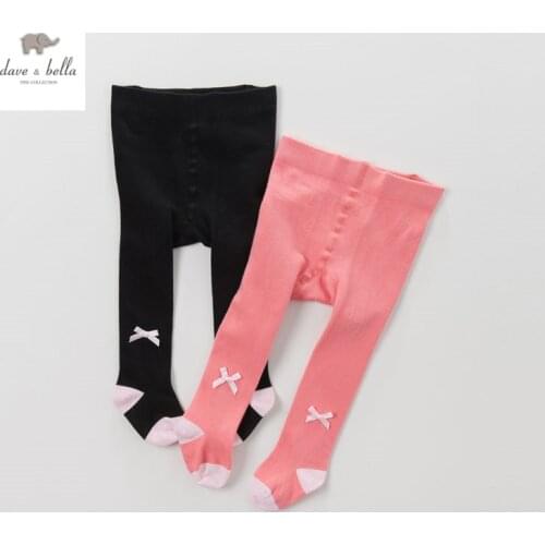 DB200-N dave bella spring autumn new baby cute tight girls pants fashionable tight
