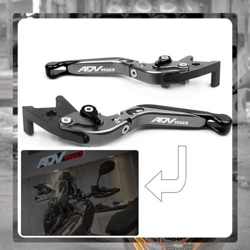 For HONDA ADV150 2019 2020 ADV 150 Motorcycle Accessories CNC Adjustable Folding Extendable Brake Clutch Levers