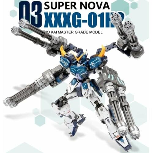 Super Nova Gundam MG 1/100 03 XXXG-01 H2 Heavyarms Custom Action Figure Plastic model Japanese anime figures Kits toys