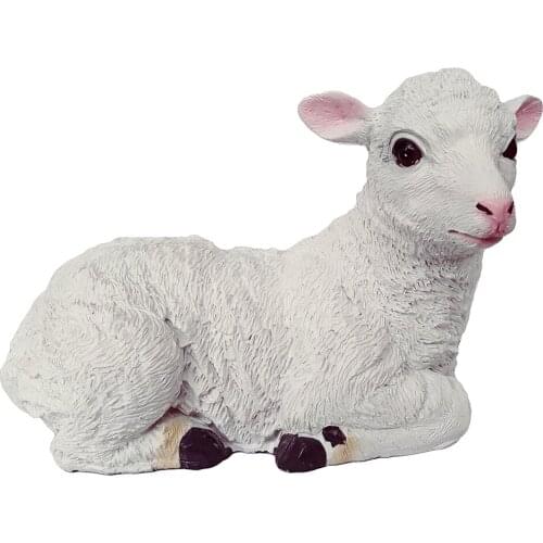 Resin Goat Statues Garden Figurines Decorations for Lawn, Patio, Yard, Garden, Path, Walkway or Driveway