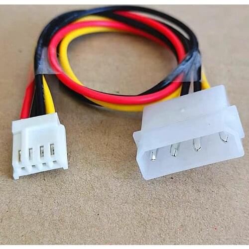 4Pin Molex IDE Male To 4Pin ATA Female Power Supply Cable To 2x4 pin 30CM 20CM Floppy Drive Adapter PC Connector Cord PSU 18AWG