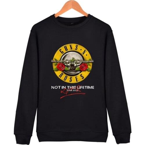 GUNS N ROSES Sweatshirts Men/Women Casual Hoodies Sweatshirt Pullover Plus Size Tracksuit Tops Hip hop Clothes GUNS and ROSES