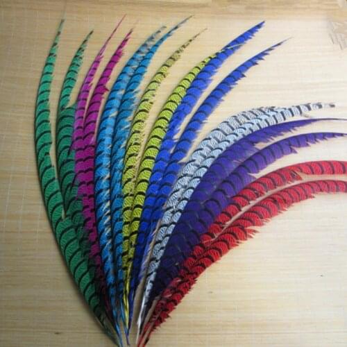 Wholesale 10 Pcs/Lot Natural Lady Amherst Pheasant Feathers 80-90CM 32-36inch jewelry Wedding Decorations Pheasant Feather plume