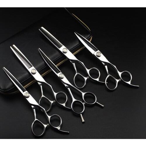 6 Inch Customize 9cr13 Stainless Steel Barber Scissors Hair Cutting Set