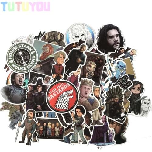 PC13 61PCS/set TV Show Stickers Decal For for Guitar Laptop Luggage Car Fridge Graffiti Decal Sticker