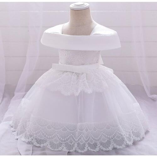 Toddler Baby Girl Photograph Dress for Newborn 1st Birthday Girl Childrens Princess Wedding Party Prom Dress Kids Clothes