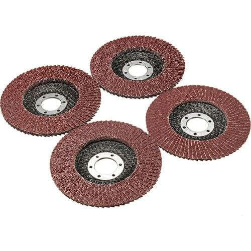 Professional Flap Discs 115mm 4.5 Inch Sanding Discs 60 Grit Grinding Wheels Blades For Angle Grinder