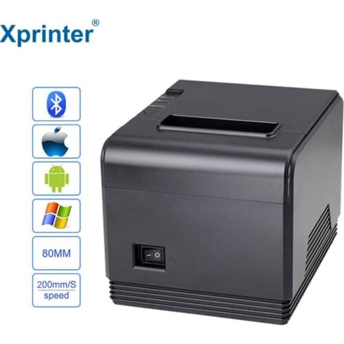 High speed 80mm auto cutter POS printer Thermal receipt printer Kitchen printer with USB Serial Parallel Ethernet port