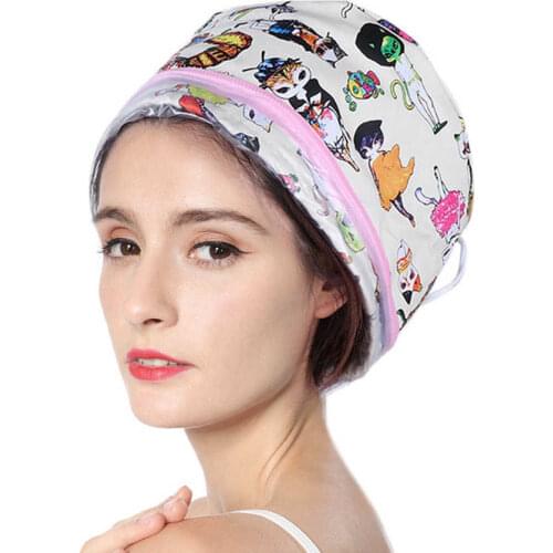 Women Hair Steamer Cap Dryers Thermal Treatment Hat Beauty SPA Nourishing Hair Styling Electric Hair Care Heating Cap US/EU Plug