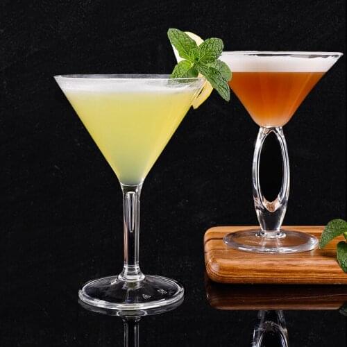 1PC Creative Acrylic Cocktail Glass Cool Plastic Wine Bar Martini Pc Margaret Champagne Cups