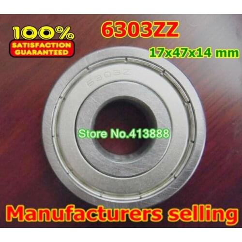 1pcs) Deep Groove Radial Ball Bearings 6303ZZ 6303-2RS 17*47*14 mm