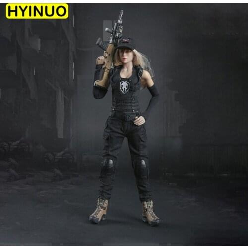 2 Models 1/6 Scale FG048 Female Sexy Soldier Tactical Women Gunner Clothes Clothing Suit Set Model for 12''Action Figure Body