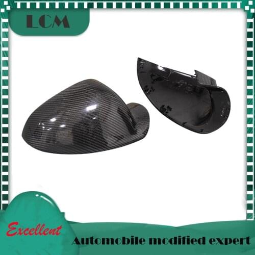 2009-2015 Replacement Type Gloss For-Buick Regal/Opel Insignia Black Carbon Fiber Mirror Cover Body Side View Mirror Caps