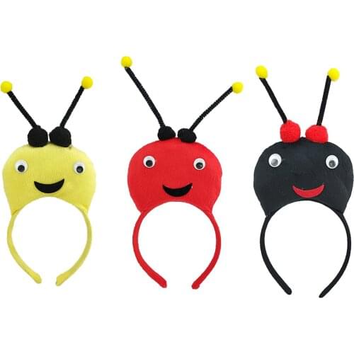 2021 Lovely Cartoon Ant Hairpin Festival Headband Elegant Vivid Bee Ladybird Personality Kids Gift Hair Accessory