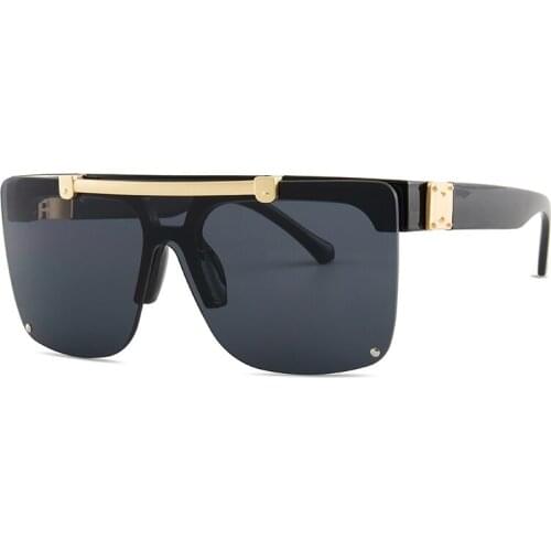 2021 Mens Travel Girls Boys Women Big Frames Trends Oversised Bulk PC Trendy Big Rectanglar Asian Fit UV fashion trend Street