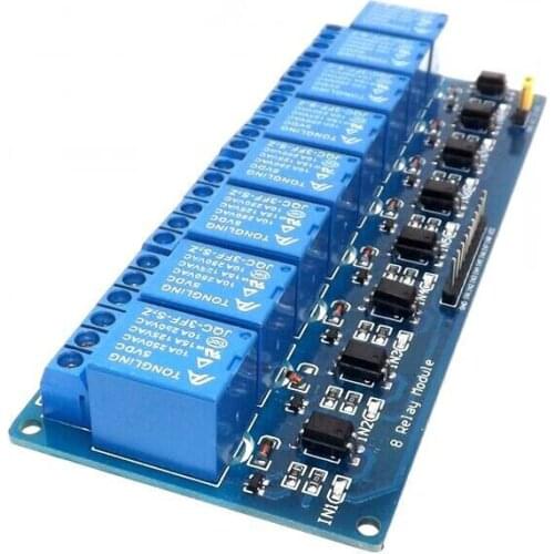 3pcs With optocoupler 8 channel 8-channel relay module relay control panel PLC relay 5V modul