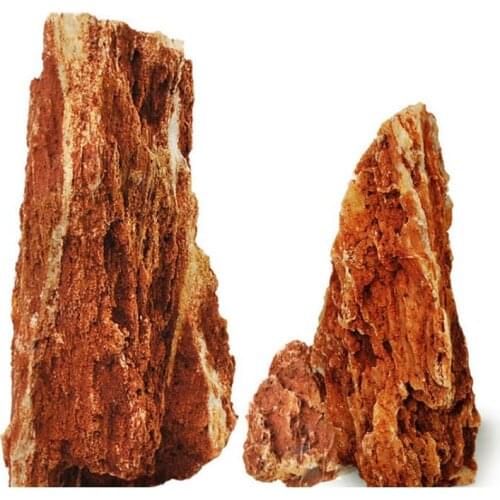 500g Natural Aquarium Decor Stone Rockery Landscaping Fish Tank Microporous Chicken Bone Stone Good for Plants Growth