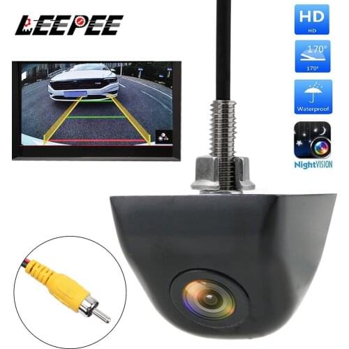170 Degree Wide Angle Car Universal Reverse Rear View Camera HD Color Image Video Night Vision Auto Backup Waterproof Camera