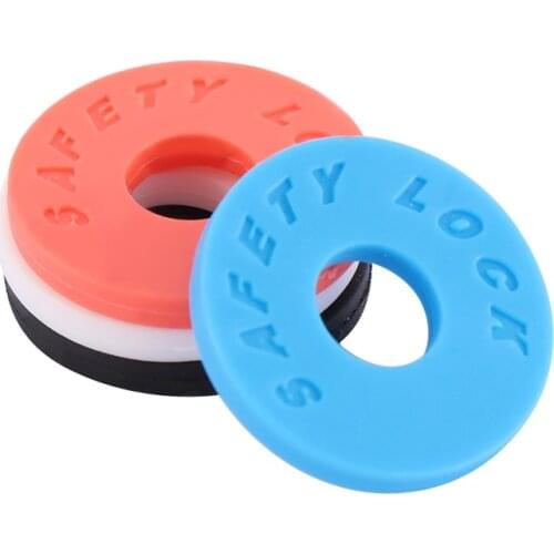 Electric Guitar Strap Locks Blocks Rubber Material Bass Guitar Strap Lock Guitar Parts & Accessories