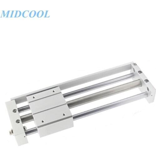 Magnetically Coupled Rodless Cylinder Slider Type Ball Bushing Bearing CY1L CY1L25H Stroke 100 200 300 400 500 600 700 800mm