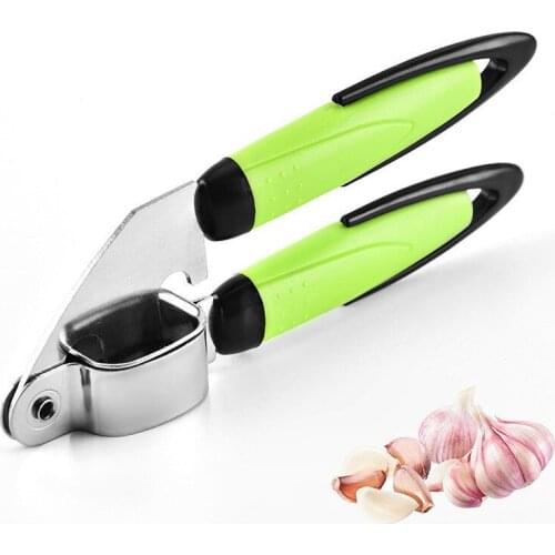 Metal Garlic Press Crusher Vegetables Squeezer Masher Handheld Ginger Mincer Tools Kitchen Gadgets Utensils Kitchen Accessories