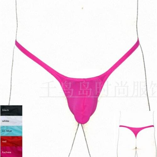 Fashion popular male bag thong transparent ultra-thin nylon rack