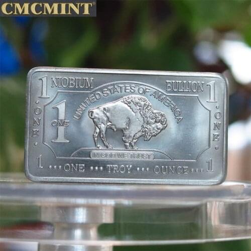1 Oz Niobium Buffalo Bar C97
