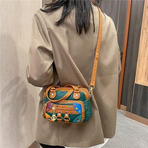 New Mini Women Crossbody Bags Pocketbook Soft PU Leather Purses And Handbags Multi Pocket Shoulder Messenge Bags Small Tote