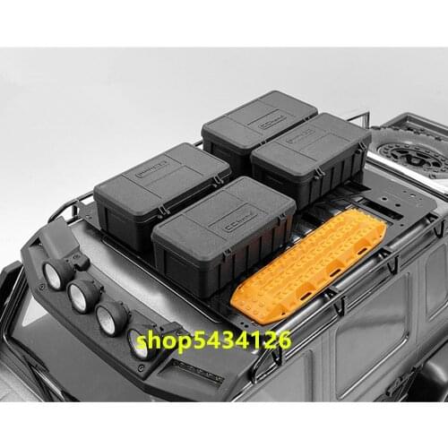 Plastic Mini Toolbox For 1/10 Rc Car Crawler Truck Toys TRAXXAS TRX4 TRX6 4X4 RC4WD D90 110 TF2 TAMIYA CC01 Wrangler Jeep Hilux