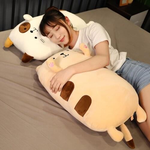 50/70CM Creative Kawaii Cat Plush Pillow Cute Plush Stuffed Doll Soft Pillow Home Decoration Holiday Gift
