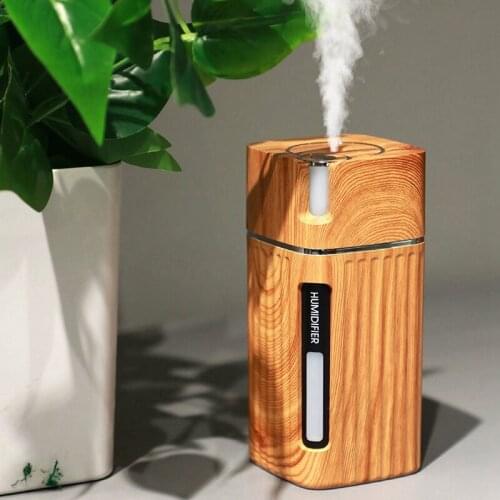 Portable Air Humidifier 300ML Water Diffuser with Light USB Ultrasonic Cool Humidificador Mist Maker Fogger