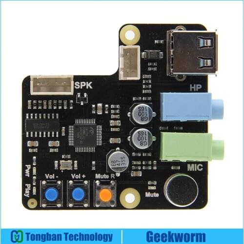 Raspberry Pi X350 Microphone Input / Audio Input & Output USB Audio Card For PC/Raspberry Pi 3 Model B+(plus)/3B/2B/B