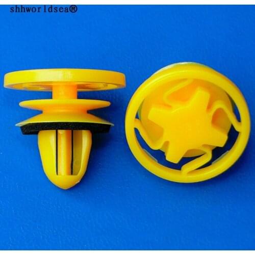 Shhworldsea auto fasteners retainer yellow color locate clip