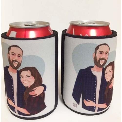 Neoprene Stubby Holders With Customer LOGO Printing Thermo Bag Wedding Gift Customize Coolers Insulated Beer Sleeve For Cans
