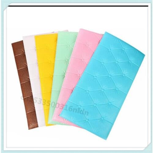 3D Three-Dimensional Soft Bag Self-Adhesive Tatami Wall Stickers Bedside Anti-Collision Cushion Waterproof Padded Wall Panel